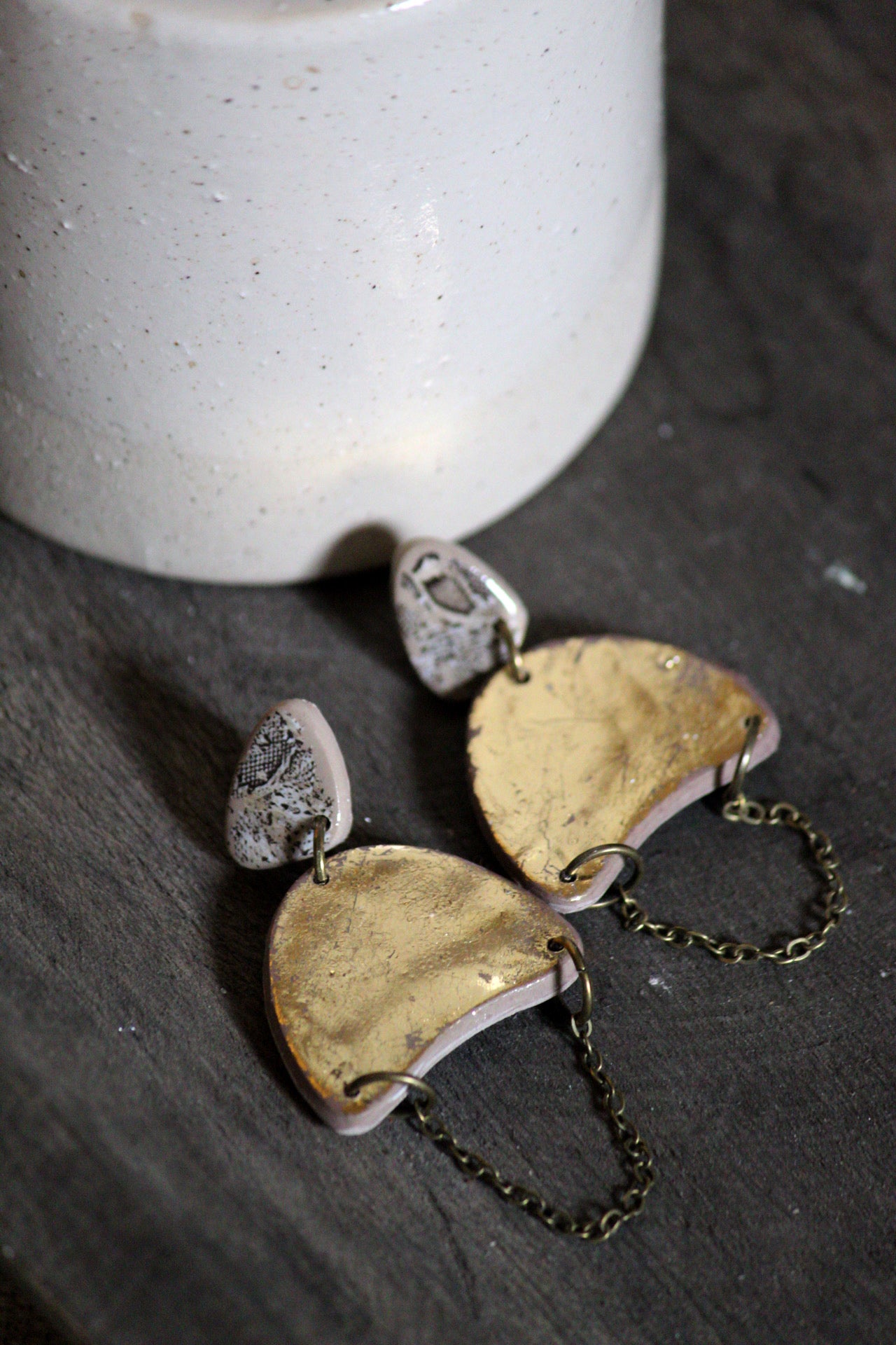 Gilded Viper Earring