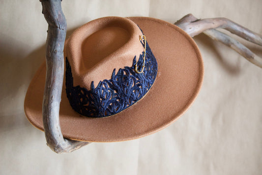Navy Accent Fedora