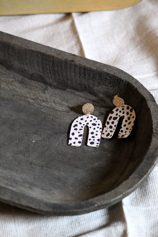 Dalmatian Earring